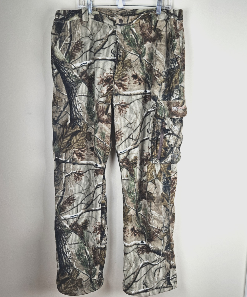 Field & Stream Pants Mens Size XL Realtree Camo Lined Hunting Fleece Scent block